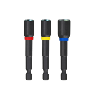 Milwaukee SHOCKWAVE Mag Nut Driver Set 65mm 3pc
