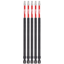 Milwaukee SHOCKWAVE Impact Bits #2 Square 150mm 5pk