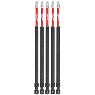 Milwaukee SHOCKWAVE Impact Bits #2 Square 150mm 5pk