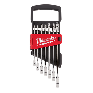 Milwaukee R&O Ratcheting Spanner Set 7pc 8-17mm