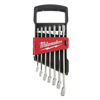 Milwaukee R&O Spanner Set 7pc 8-17mm