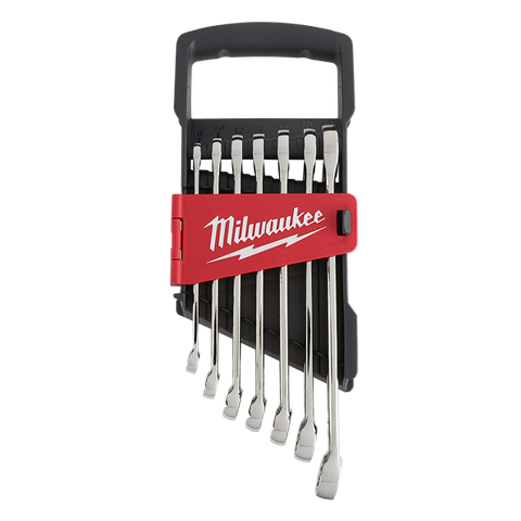 Milwaukee R&O Spanner Set 7pc 8-17mm