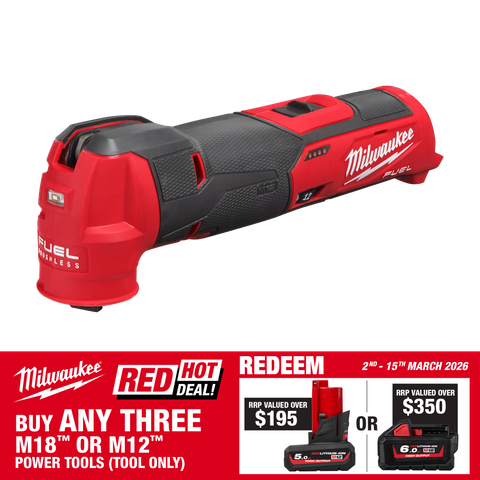 Milwaukee M12 FUEL Cordless Multi Tool Brushless 12V - Bare Tool