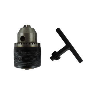 Peacock Drill Chuck with Key 10mm - 3/8in x 24UNF Mount