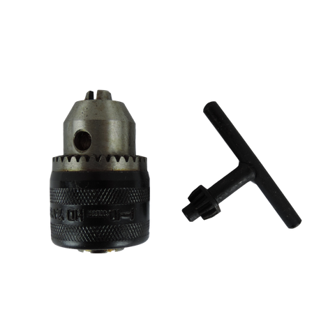 Peacock Drill Chuck with Key 10mm - 3/8in x 24UNF Mount