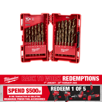 Milwaukee RED HELIX Cobalt Drill Bit Set 25pc