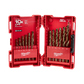 Milwaukee RED HELIX Cobalt Drill Bit Set 19pc