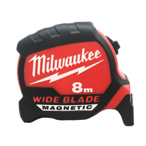 Milwaukee Tape Measure 8m Magnetic Wide Blade