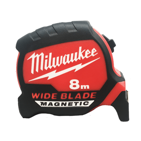 Milwaukee Tape Measure 8m Magnetic Wide Blade