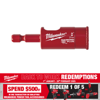 Milwaukee Diamond Plus Holesaws