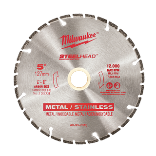 Milwaukee Steel Head Diamond Cut Off Blade 125mm