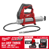 Milwaukee M12 Cordless Grease Gun 12V - Bare Tool