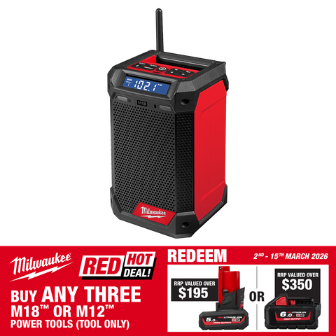 Milwaukee M12 Radio Charger with Bluetooth