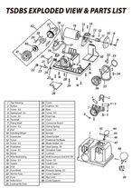 Parts for TSDBS Drill Bit Sharpener