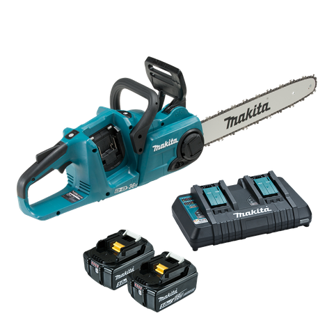 Makita LXT Cordless Chainsaw Brushless 16in 36V (2x18V) 5Ah