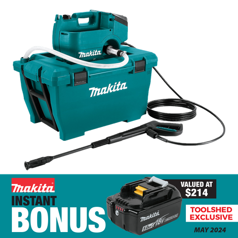 Makita LXT Cordless High Pressure Washer Brushless 36V (2x 18V) 5Ah
