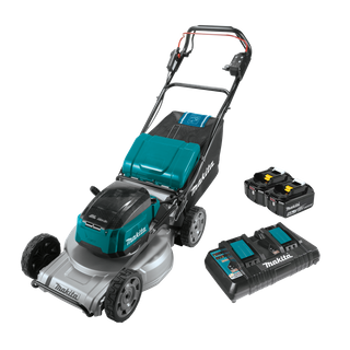 Makita LXT Cordless Lawn Mower Aluminium Deck 531mm 36V (2x18V) 5Ah