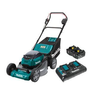 Makita LXT Cordless Lawn Mower 531mm /21in 36V (2x18V) 5Ah