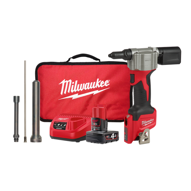 Buy Milwaukee M12 Cordless Rivet Gun 12V 4Ah online in New Zealand ...