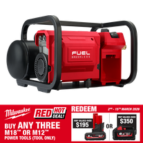 Milwaukee M18 FUEL Cordless Air Compressor 18V - Bare Tool