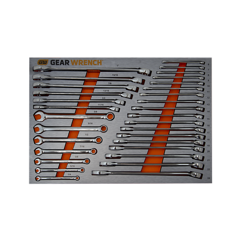 GEARWRENCH Spanner Set Metric/SAE 31pc in EVA Tray