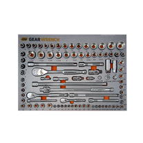 GEARWRENCH Socket Set 1/4, 3/8 and 1/2in Dr 90pc in EVA Tray