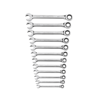 GEARWRENCH Ratcheting Open End Spanner Set Metric 12pc