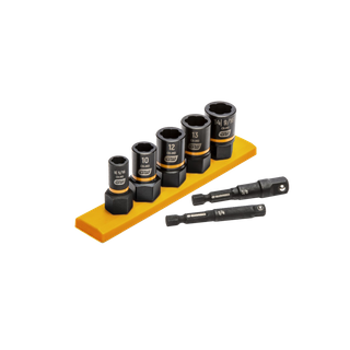 GEARWRENCH Bolt Biter Impact Extraction Socket Set Metric 1/4 & 3/8in Dr 7pc
