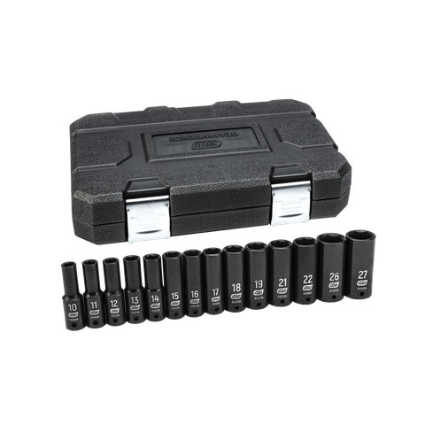 GEARWRENCH Deep Impact Socket Set 1/2in Dr 14pc
