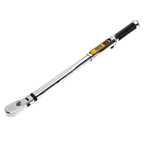 Gearwrench Digital Torque Wrench 120xp Flex Head with Angle 1/2in Dr 34-340nm