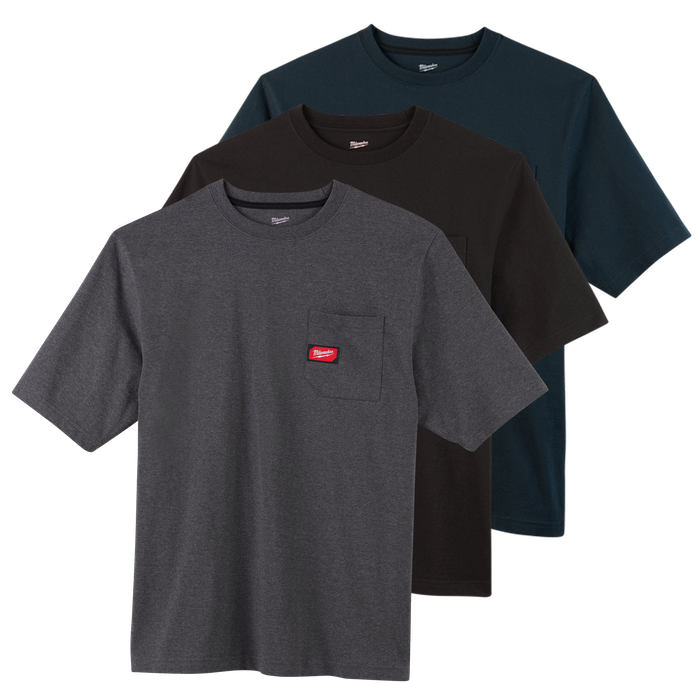 Heavy Duty Tee Shirts, Pocket Tee