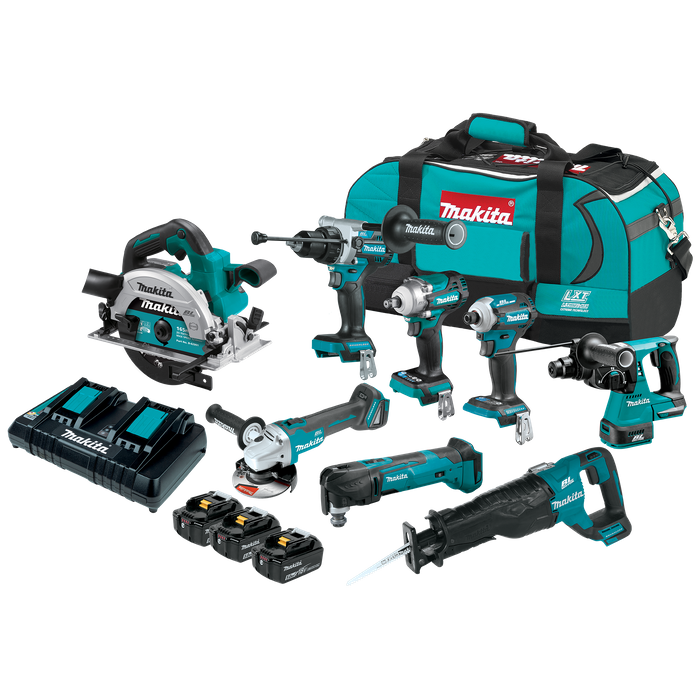 Jobsite Combo Kit 8pc 18V 5Ah