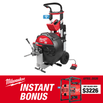 Milwaukee MX FUEL Sewer Drum Machine with Powertredz - Bare Tool