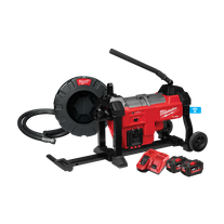 Milwaukee M18 FUEL Sectional Sewer Machine with ONE-KEY 18v 12Ah