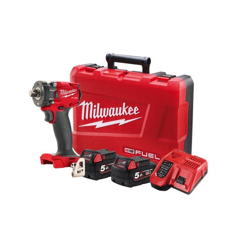 Milwaukee M18 FUEL Cordless Impact Wrench 1/2in 300Nm Pin Brushless 18v 5Ah