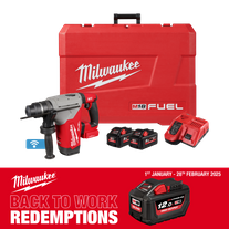 Milwaukee M18 FUEL ONE-KEY Cordless Rotary Hammer Drill SDS Plus 28mm 18V 8Ah