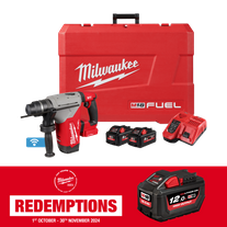 Milwaukee M18 FUEL ONE-KEY Cordless Rotary Hammer Drill SDS Plus 28mm 18V 8Ah