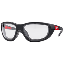 Milwaukee Safety Glasses High Performance with Gasket Clear