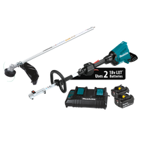 Makita Cordless Power Head with Line Trimmer Attachment 36V (2x18V) 5Ah