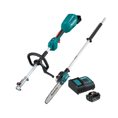 Makita LXT Multi-Function Power Head with Pole Saw Attachment 18V 5Ah