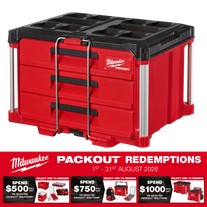 Milwaukee PACKOUT 3 Drawer Tool Box