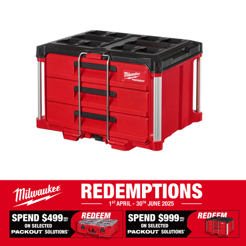 Milwaukee PACKOUT 3 Drawer Tool Box