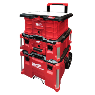 Milwaukee PACKOUT Rolling Tool Box Set 4pc