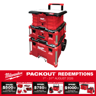 Milwaukee PACKOUT Rolling Tool Box Set 4pc