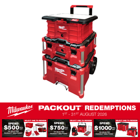 Milwaukee PACKOUT Rolling Tool Box Set 4pc
