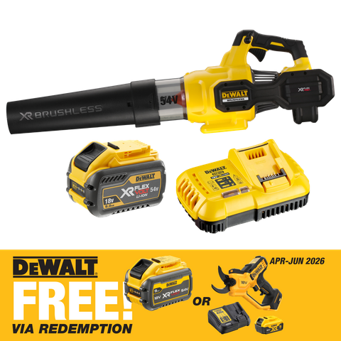 DEWALT FLEXVOLT Cordless Blower Brushless 54v 9Ah