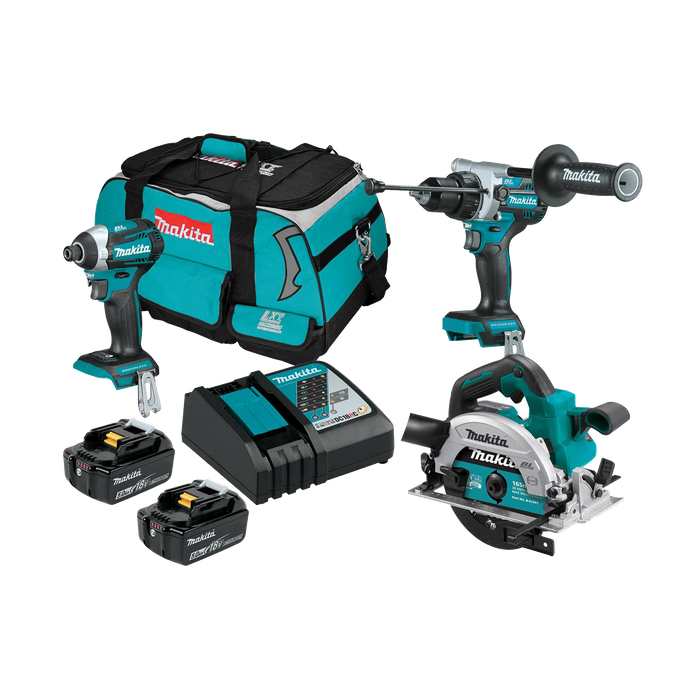 Buy Makita LXT Cordless Combo Kit Brushless 3pc 18V 5Ah online in New Zealand The ToolShed