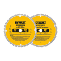 DeWalt Mitre Saw Blades 305mm x 32T/80T 2pk