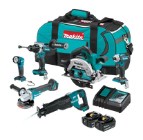 Makita LXT Cordless Jobsite Kit Brushless 6pc 18V 5Ah