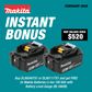 Makita LXT Cordless Jobsite Kit Brushless 6pc 18V 5Ah